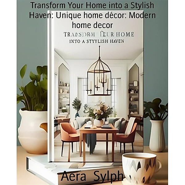 Transform Your Home into a Stylish Haven: Unique home décor: Modern home decor, Aera Sylph