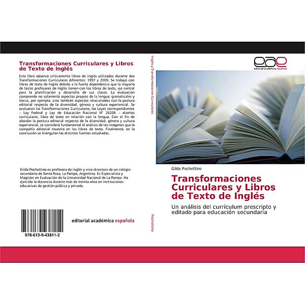 Transformaciones Curriculares y Libros de Texto de Inglés, Gilda Pochettino