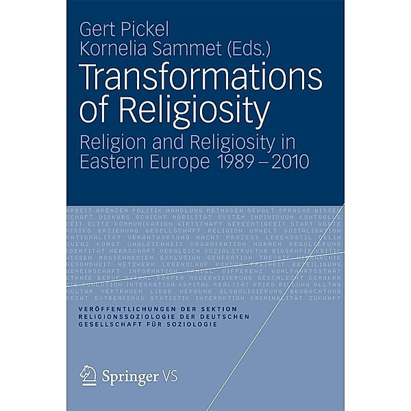 Transformations of Religiosity / Veröffentlichungen der Sektion Religionssoziologie der Deutschen Gesellschaft für Soziologie
