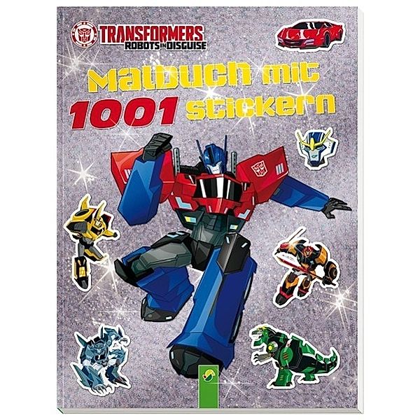 Transformers- Malbuch mit 1001 Stickern