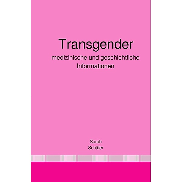 Transgender, Sarah Schäfer
