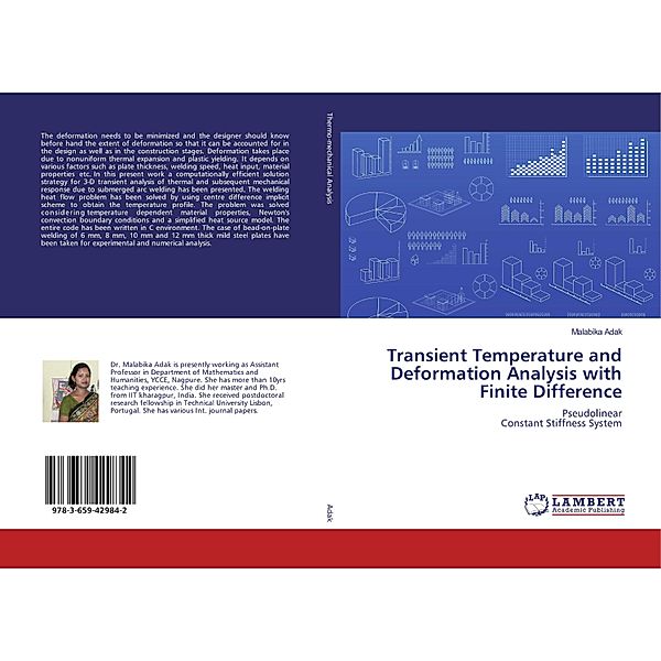 Transient Temperature and Deformation Analysis with Finite Difference, Malabika Adak