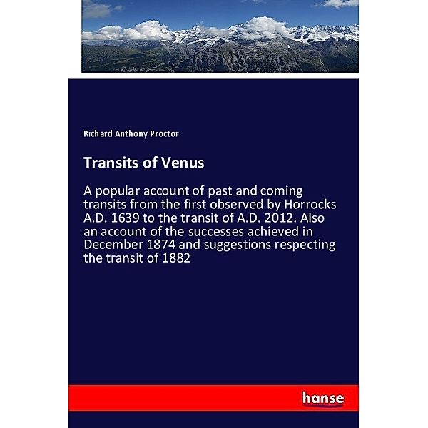 Transits of Venus, Richard A. Proctor