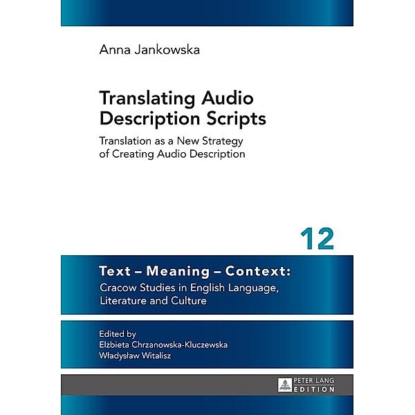 Translating Audio Description Scripts, Jankowska Anna Jankowska