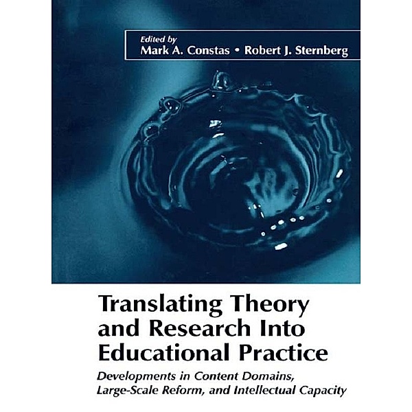 Translating Theory and Research Into Educational Practice
