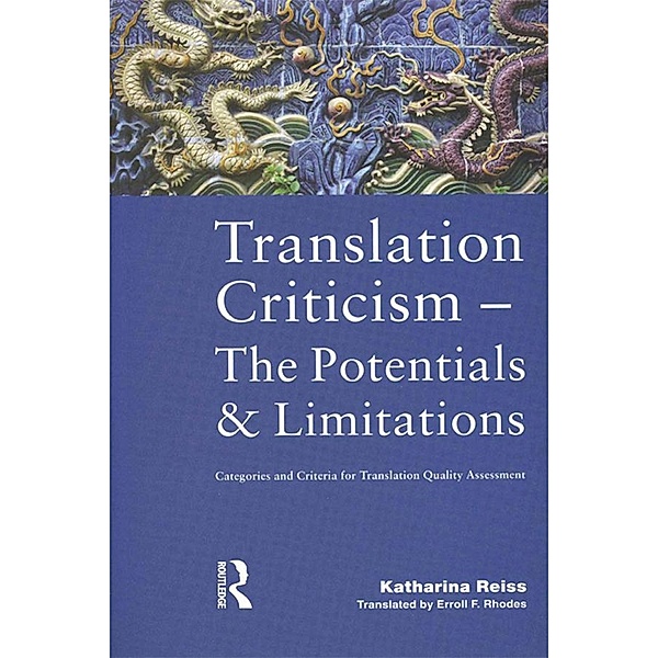 Translation Criticism- Potentials and Limitations, Katharina Reiss