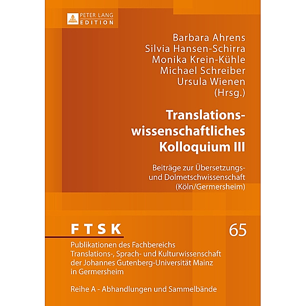 Translationswissenschaftliches Kolloquium III