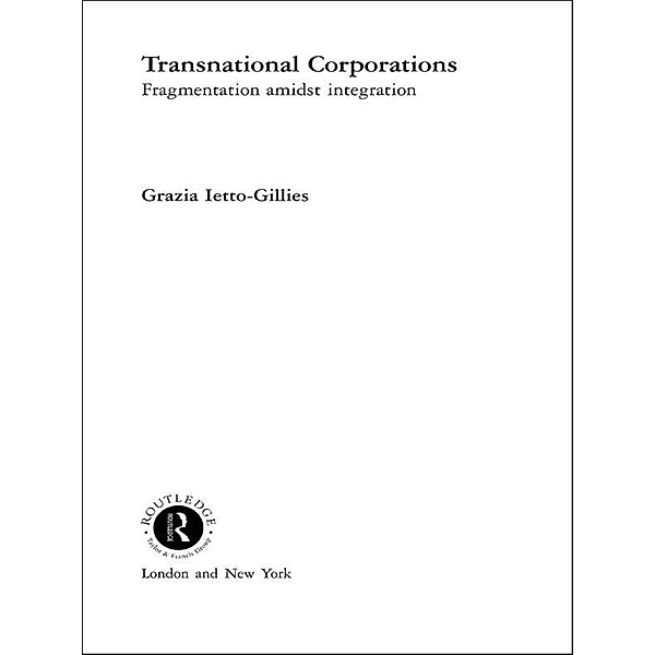 Transnational Corporations, Grazia Ietto-Gillies