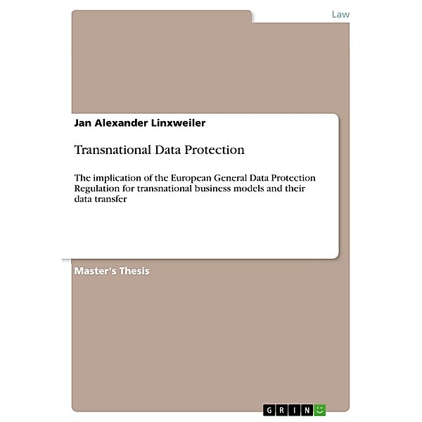 Transnational Data Protection, Jan Alexander Linxweiler