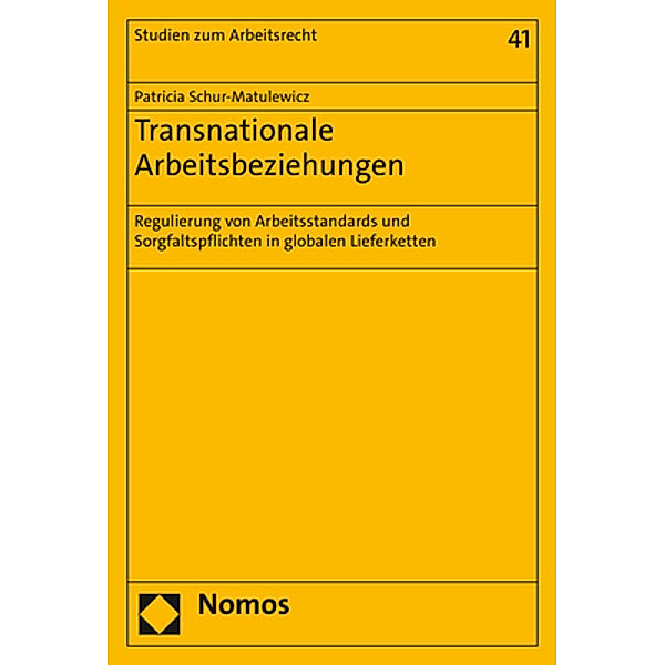 Transnationale Arbeitsbeziehungen, Patricia Schur-Matulewicz