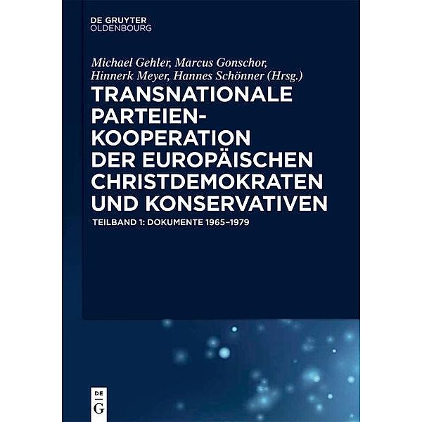 Transnationale Parteienkooperation der europäischen Christdemokraten und Konservativen