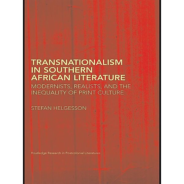 Transnationalism in Southern African Literature, Stefan Helgesson