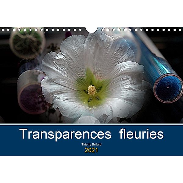 Transparences fleuries (Calendrier mural 2021 DIN A4 horizontal), Thierry BRILLARD