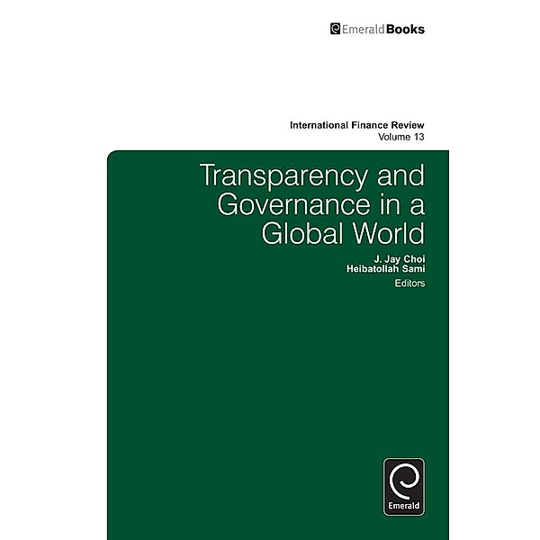 Transparency in Information and Governance / Emerald Group Publishing Limited