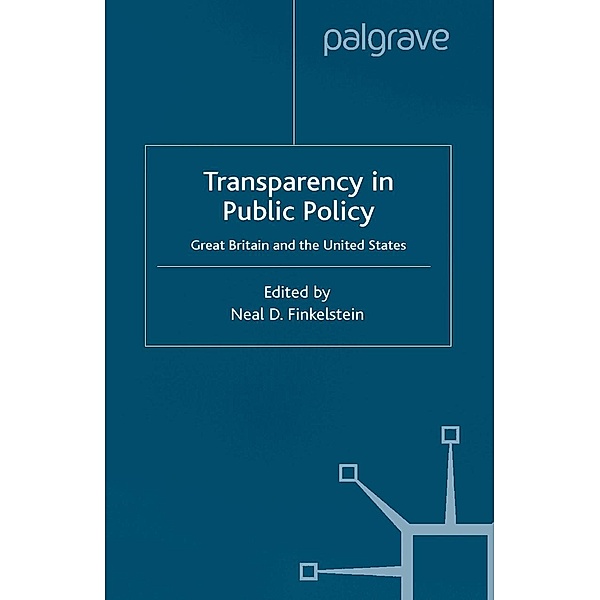 Transparency in Public Policy
