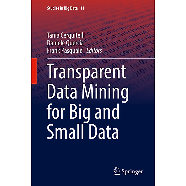 Transparent Data Mining for Big and Small Data