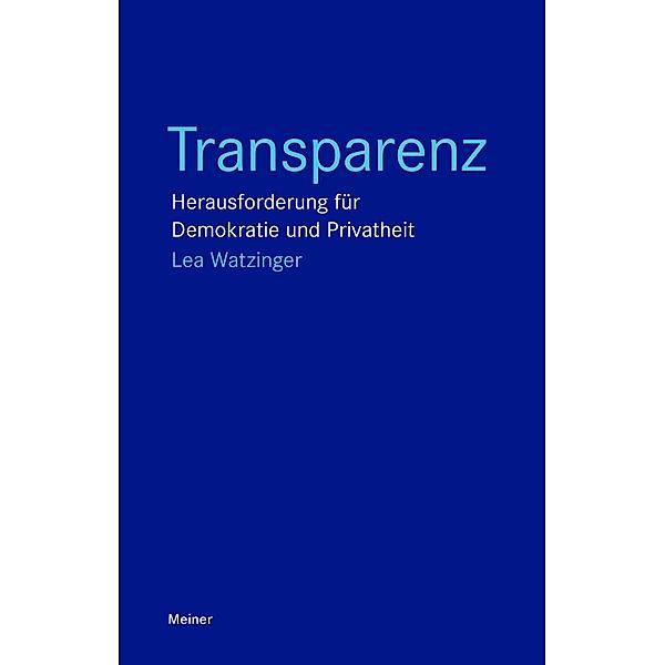 Transparenz / Blaue Reihe, Lea Watzinger