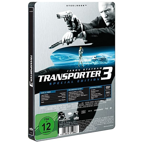 Transporter 3 - Special Edition Steelbook, Luc Besson, Robert Mark Kamen