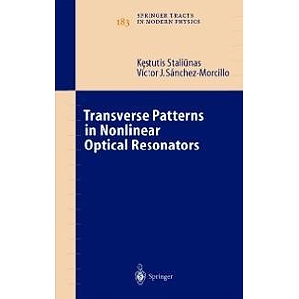 Transverse Patterns in Nonlinear Optical Resonators / Springer Tracts in Modern Physics Bd.183, Kestutis Staliunas, V. J. Sánchez-Morcillo