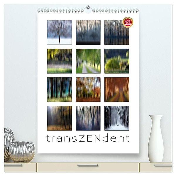 Transzendent (hochwertiger Premium Wandkalender 2024 DIN A2 hoch), Kunstdruck in Hochglanz, Martina Cross