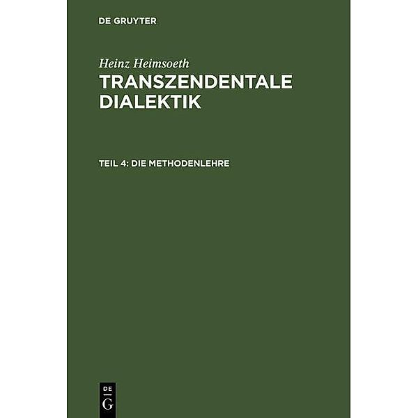 Transzendentale Dialektik Teil 4, Heinz Heimsoeth