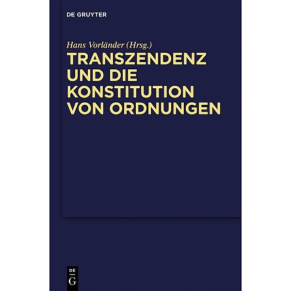 Transzendenz und die Konstitution von Ordnungen