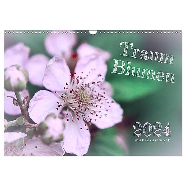 Traum Blumen (Wandkalender 2024 DIN A3 quer), CALVENDO Monatskalender, M.F.W.