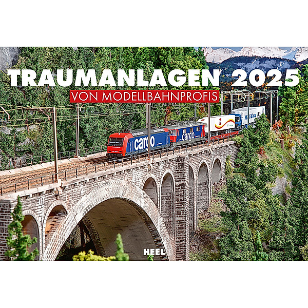 Traumanlagen von Modellbahnprofis Kalender 2025