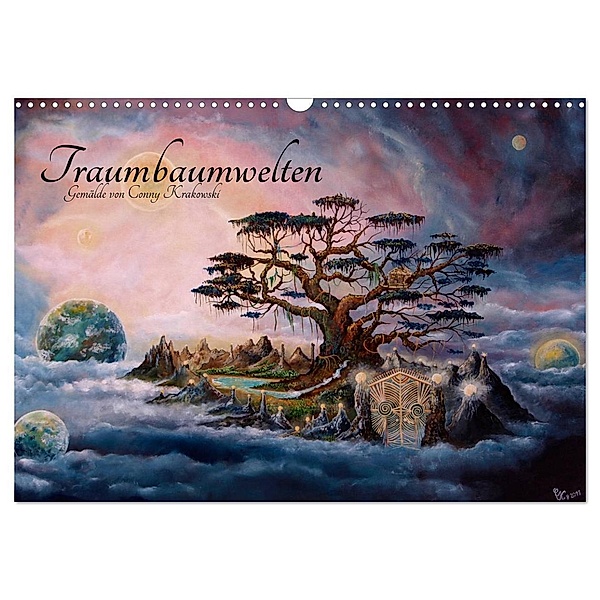 Traumbaumwelten - Gemälde von Conny Krakowski (Wandkalender 2024 DIN A3 quer), CALVENDO Monatskalender, Conny Krakowski