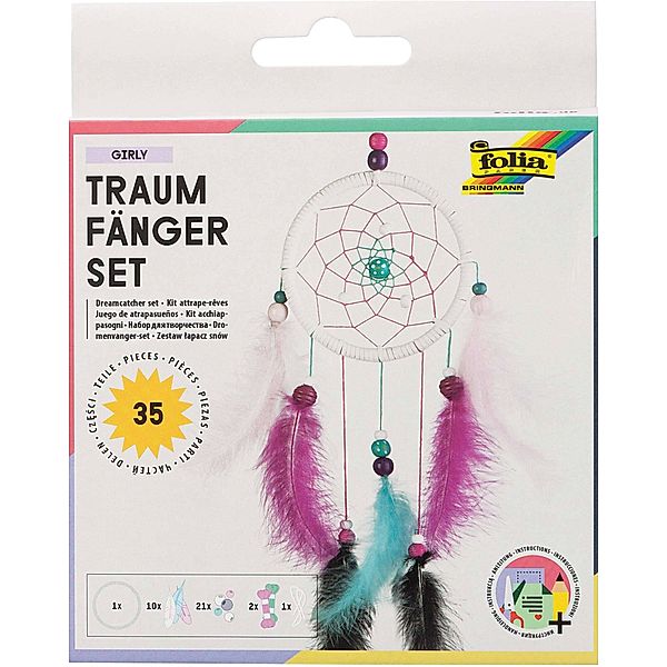 folia Traumfänger-Set GIRLY 35-teilig