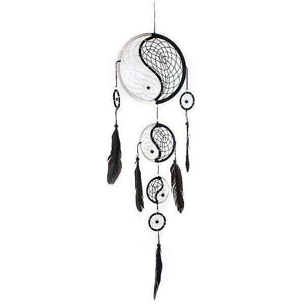 Traumfänger Yin Yang, Baumwolle, 64 cm