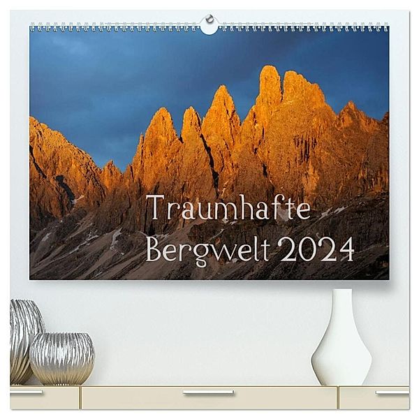 Traumhafte Bergwelt Kalender (hochwertiger Premium Wandkalender 2024 DIN A2 quer), Kunstdruck in Hochglanz, Michael Kehl