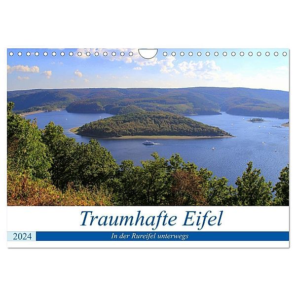 Traumhafte Eifel - In der Rureifel unterwegs (Wandkalender 2024 DIN A4 quer), CALVENDO Monatskalender, Arno Klatt