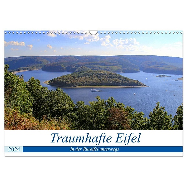 Traumhafte Eifel - In der Rureifel unterwegs (Wandkalender 2024 DIN A3 quer), CALVENDO Monatskalender, Arno Klatt