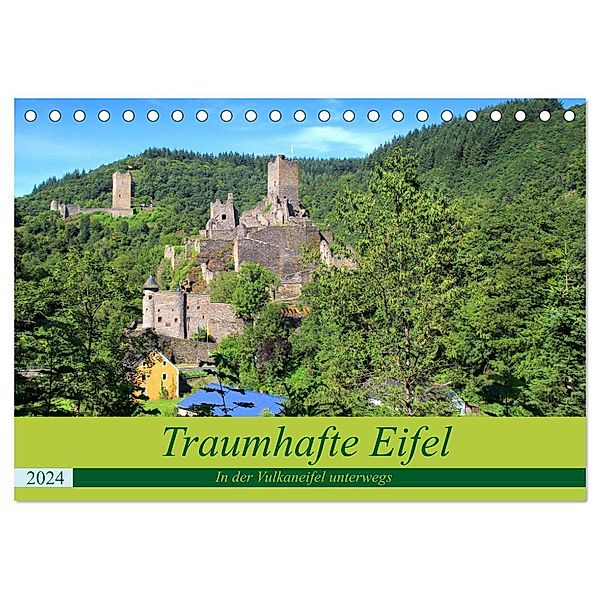 Traumhafte Eifel - In der Vulkaneifel unterwegs (Tischkalender 2024 DIN A5 quer), CALVENDO Monatskalender, Arno Klatt