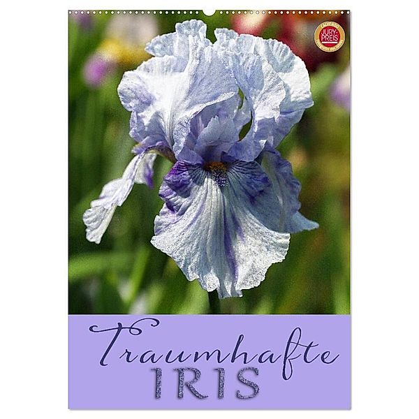 Traumhafte Iris (Wandkalender 2024 DIN A2 hoch), CALVENDO Monatskalender, Martina Cross