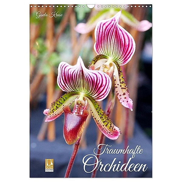 Traumhafte Orchideen (Wandkalender 2024 DIN A3 hoch), CALVENDO Monatskalender, Gisela Kruse