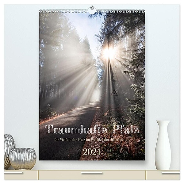 Traumhafte Pfalz (hochwertiger Premium Wandkalender 2024 DIN A2 hoch), Kunstdruck in Hochglanz, Momentfänger - Patricia Flatow