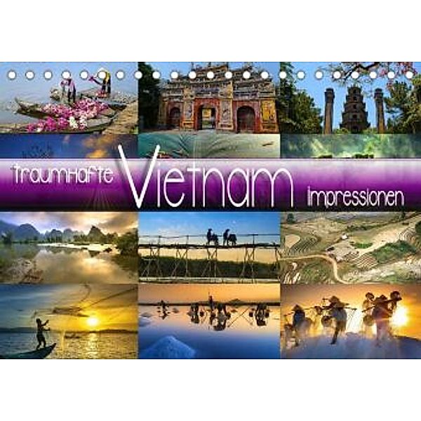 Traumhafte Vietnam Impressionen (Tischkalender 2021 DIN A5 quer), Renate Utz