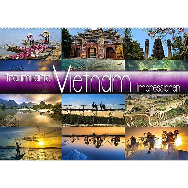 Traumhafte Vietnam Impressionen (Wandkalender 2021 DIN A2 quer), Renate Utz