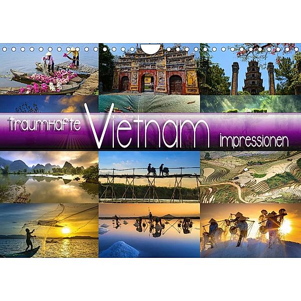 Traumhafte Vietnam Impressionen (Wandkalender 2023 DIN A4 quer), Renate Utz