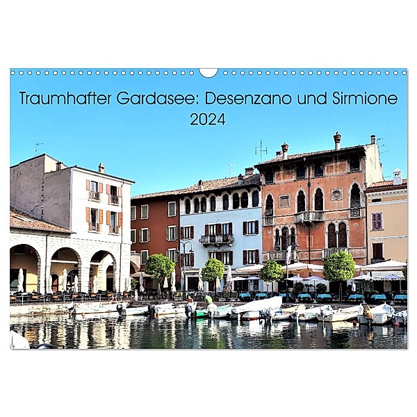 Traumhafter Gardasee: Desenzano und Sirmione (Wandkalender 2024 DIN A3 quer), CALVENDO Monatskalender, Christine Konkel