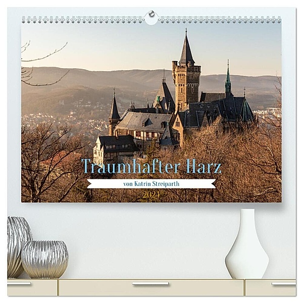 Traumhafter Harz (hochwertiger Premium Wandkalender 2024 DIN A2 quer), Kunstdruck in Hochglanz, Katrin Streiparth