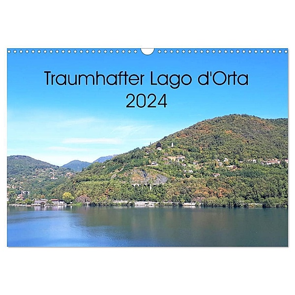 Traumhafter Lago d'Orta (Wandkalender 2024 DIN A3 quer), CALVENDO Monatskalender, Christine Konkel