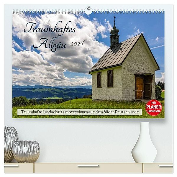 Traumhaftes Allgäu (hochwertiger Premium Wandkalender 2024 DIN A2 quer), Kunstdruck in Hochglanz, Marcel Wenk