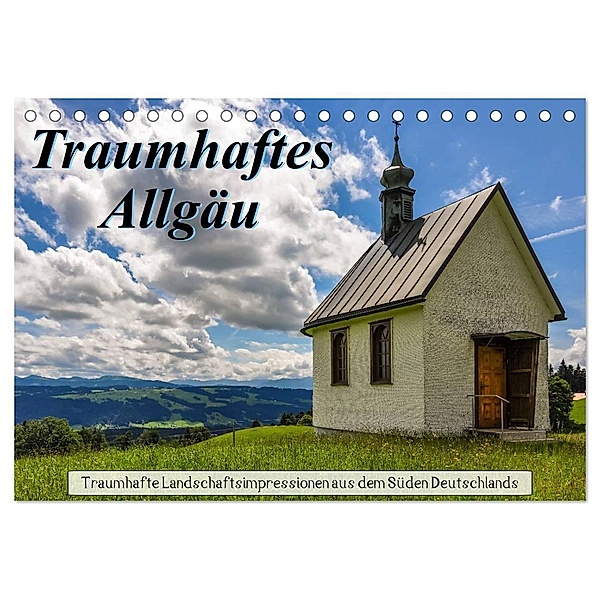 Traumhaftes Allgäu (Tischkalender 2024 DIN A5 quer), CALVENDO Monatskalender, Marcel Wenk
