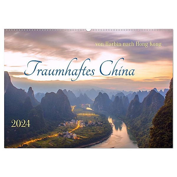 Traumhaftes China (Wandkalender 2024 DIN A2 quer), CALVENDO Monatskalender, Calvendo, Sergej Henze