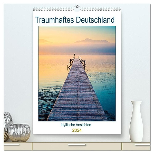 Traumhaftes Deutschland - Idyllische Ansichten (hochwertiger Premium Wandkalender 2024 DIN A2 hoch), Kunstdruck in Hochglanz, Martin Wasilewski