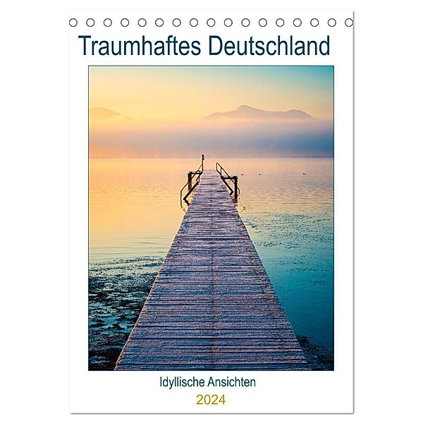 Traumhaftes Deutschland - Idyllische Ansichten (Tischkalender 2024 DIN A5 hoch), CALVENDO Monatskalender, Martin Wasilewski