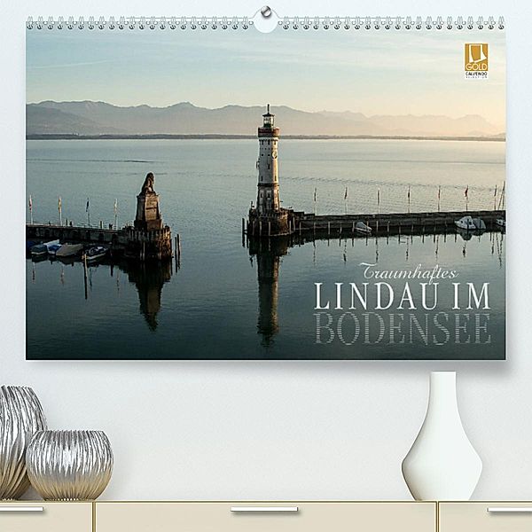 Traumhaftes Lindau im Bodensee (Premium, hochwertiger DIN A2 Wandkalender 2023, Kunstdruck in Hochglanz), Markus Wuchenauer - Pixelrohkost